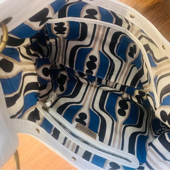 RARE Hayden Harnett White Handbag Mercer Clutch - Picture 14 of 16